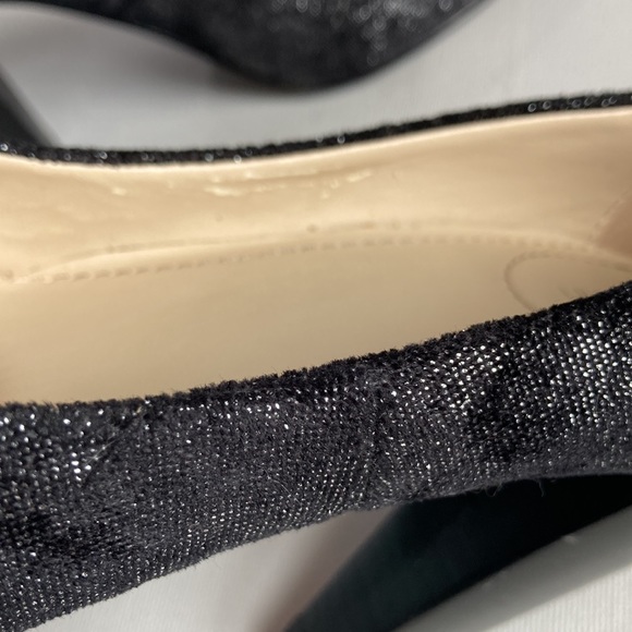 Calvin Klein Elara Black/Silver High Heels Size 6.5 - Picture 11 of 14